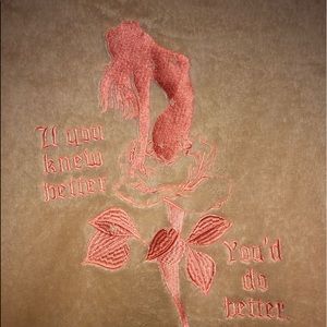 Broken Promises cropped half zip hoodie